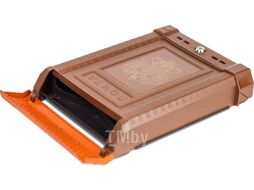 Почтовый ящик Цикл Премиум c защелкой, накладкой и орлом / 6125-00 (коричневый)