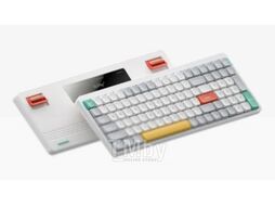 Клавиатура беспроводная Nuphy AIR96 AIR96-W-3 (Ionic White) механическая, ультратонкая, ( 2.4GHz, Bluetooth), 96 клавиш, RGB подсветка, Brown Switch / wireless