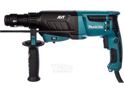 Перфоратор MAKITA HR 2631 FT в чем. (800 Вт, 2.4 Дж, 3 реж., патрон SDS-plus, ЗВП в комплекте, вес 2.8 кг)