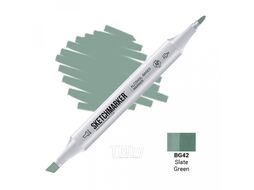 Маркер перм., худ. двухсторонний, B30 эгейское море Sketchmarker SM-B30