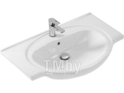 Умывальник со смесителем Cersanit Erica 80 / S-UM-ERI80-1-W + 63020 (со смесителем)