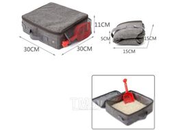 Туалет-лоток Pet Paws Дорожный QS-100
