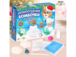 Набор для опытов Эврики Снежинка и шар. Новогодние бомбочки / 4933228