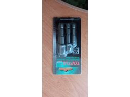 Набор переходников 1/4" под шуруповерт 3ед. (1/4", 3/8", 1/2") TOPTUL (GAAR0301)