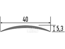 Порог КТМ-2000 120-02 М 2.7м (золото)