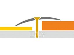 Порог КТМ-2000 120-02 М 2.7м (золото)