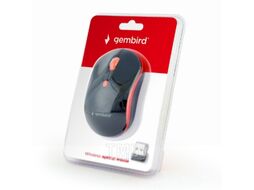 Мышь Wireless MUSW-4B-03-R Gembird black/red