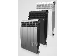 Радиатор биметаллический Royal Thermo BiLiner 500 (9 секций, с монтажным комплектом, кронштейном и кранами)