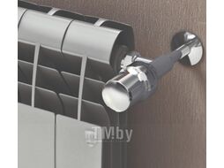 Радиатор биметаллический Royal Thermo BiLiner 500 (9 секций, с монтажным комплектом, кронштейном и кранами)