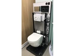 Унитаз подвесной с инсталляцией WeltWasser Amberg 506+Kehlbach 004 GL-WT+Amberg RD-CR