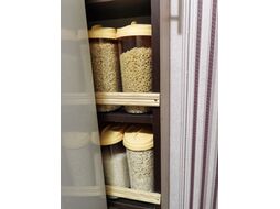 Банка для сыпучих продуктов с дозатором, 0,8 л, GIARETTI (155х90х120 мм, без возможности выбора цвета)