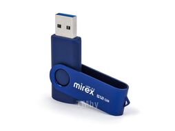 USB-флеш-накопитель 512GB USB 3.0 FlashDrive SWIVEL DEEP BLUE Mirex 13600-FM3BS512