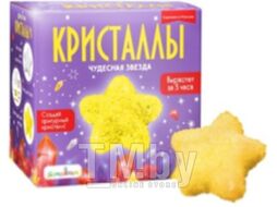 Набор для выращивания кристаллов Bumbaram Фигурный кристалл. Звезда / A122 (желтый)