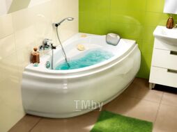 Ванна акриловая Cersanit Joanna 140x90 R (с каркасом и экраном)