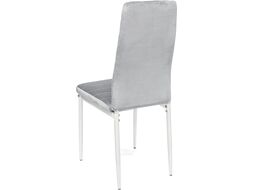 Стул Mio Tesoro Джия DC-060KD (серый/белый)