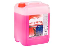 Антифриз Samson EU-Standard G12+, 10 кг карбоксилатный красный соответствует MB 325.3/326.3, BMW LC-07, VW TL774 D/F, RENAULT 41-01-001, PSA B715110, FCA 9.55523 / MS-9176, FordWSS-M97B44-D, OPEL QME L1301, VOLVO 128 6083/004 SAMSON 803214