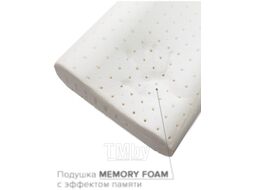 Ортопедическая подушка Ambesonne С валиком 60x40 / plortor-18
