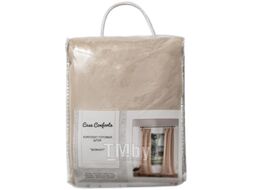 Шторы Casa Conforte Блэкаут 150x270 / 6176913 (2шт, однотонный ваниль лента)