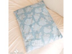 Ортопедическая подушка Smart Textile Золотая пропорция 40x60 / E196 (лузга гречихи, голубой)
