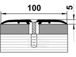 Порог Русский Профиль 100мм 0.9м (груша белая)