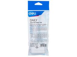 Ручка шарик. на подставке "Daily" пласт., синий, стерж. синий Deli E6791