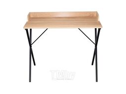 Стол на металлокаркасе BRABIX LOFT CD-008 (ш900*г500*в780мм), цвет дуб натуральный, 641865