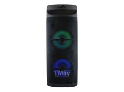 Колонки GM-240 GINZZU переносная Midi система, BT 5.0/USB/TF/FM/W.MIC/ДУ ДИНАМИКИ: НЧ/СЧ/ВЧ - 2 х 10 дюймов. TWS