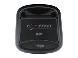 Колонки GM-240 GINZZU переносная Midi система, BT 5.0/USB/TF/FM/W.MIC/ДУ ДИНАМИКИ: НЧ/СЧ/ВЧ - 2 х 10 дюймов. TWS