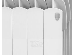 Радиатор биметаллический Royal Thermo Revolution Bimetall 500 (4 секции, с монтажным комплектом, кронштейном и кранами)