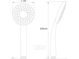 Душевая лейка со шлангом и держателем AVSSS-031 AV Engineering