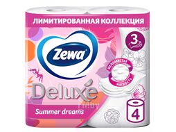 Бумага туалетная Deluxe, 12 рул, 3 слоя, цв. белый Zewa 144029