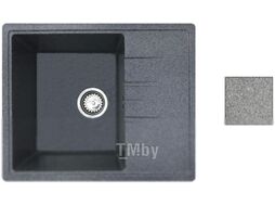 Мойка кухонная со смесителем БелЭворс Mila L + смеситель W74004-9 + дозатор L405-1 (серый/сатин)