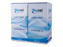 Кабель FTP 305м CSL-FTP-4-CU-OUT SkyNet outdoor 4x2x0,46, медный, FLUKE TEST, кат.5e, однож., box, черный