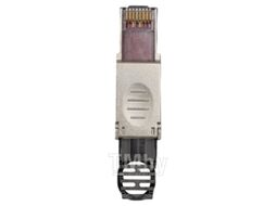 Коннектор TERACOM PRO полевой заделки RJ-45 (8P8C) экранированный STP для кабеля Cat.6A EKF TRP-PLUG-6ASTP-FST
