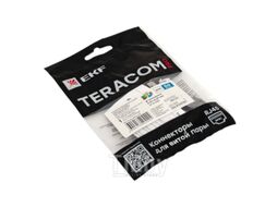 Коннектор TERACOM PRO полевой заделки RJ-45 (8P8C) экранированный STP для кабеля Cat.6A EKF TRP-PLUG-6ASTP-FST