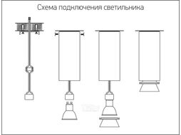 Светильник светодиодный накладной 50 Вт PDL-S 14074 GU10 BL/WH, IP20, 230В JAZZWAY
