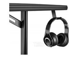 Стол FG-BLD-I49B FoxGear динамическая RGB-подсветка, Сенсорная кнопка управления, отверстие для кабелей, алюминиевый каркас, столешница МДФ + пластик (В 75,5 см; Д 59,5 cм; Ш 119,5 см).
