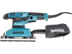Виброшлифмашина MAKITA BO 3710 в кор. (190 Вт, лента 93х185 мм, 11000 об/мин, без регул. об.)