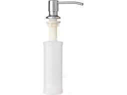 Мойка кухонная со смесителем Saniteco 6550-L + Spike F9S07000 (хром, с сифоном, дозатором и коландером)