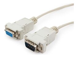 Кабель Serial CC-133-6-N Gembird удлинитель COM (RS232) порта 9M/9F, 1.8м Cablexpert