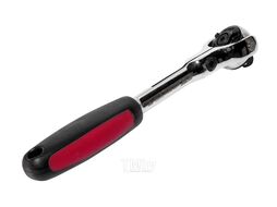 Трещотка 1/4" 72-зубцовая с поворотной головкой, с резиновой рукояткой, длина 152мм JTC JTC-3415A