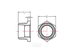 Переход шестиугольный 2" х 1" оцинкованн., AV engineering AVEC480000021