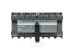 Рубильник 63A 4P реверсивный c рукояткой для прямой установки TwinBlock EKF tb-s-63-4p-rev