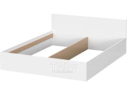 Двуспальная кровать NN мебель Токио 160x200 (белый текстурный)