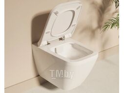 Комплект L-Box Integra Square: унитаз подвесной + сиденье + инсталляция + кнопка Vitra 9856B003-7207