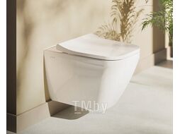 Комплект L-Box Integra Square: унитаз подвесной + сиденье + инсталляция + кнопка Vitra 9856B003-7207