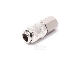 Быстроразъем пневматический с клапаном с внутренней резьбой 1/4" Partner PA-SE1-2SF