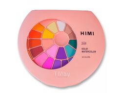 Краски акварельные, набор, 38 цв., голубой футляр HIMI YC.GY.GF.004