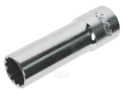 Головка свечная с резиновым фиксатором 12-гранная 1/2" х 14мм JTC JTC-46514
