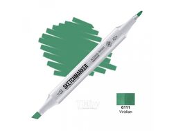 Маркер перм., худ. двухсторонний, BG61 галапагосский зеленый Sketchmarker SM-BG61